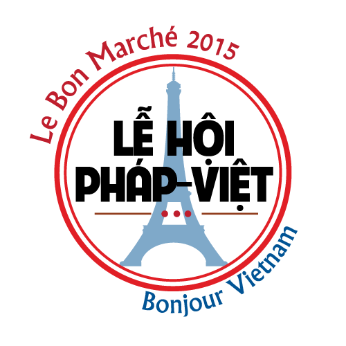 フランス-ベトナム フェスティバル2015 - ボン·マルシェ/ボンジュール・ベトナムのロゴ